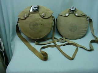 (2) Vintage Boy Scouts Of America Canteens