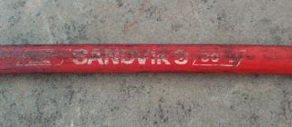 Vintage Sandvik Large Red Metal Buck Bow Saw 36 