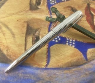 S.  T Dupont Paris Silvered Pencil Made In France - 2778