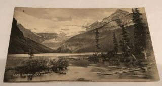Vintage 1900’s Postcard Of Lake Louise,  Laggan By J.  Howard A.  Chapman,  Victoria