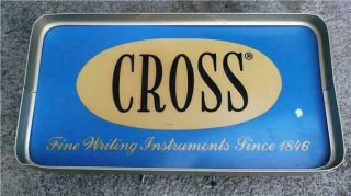 Vintage Cross Pens Writing Instruments Lighted Sign Advertising Display Lamp Vgc