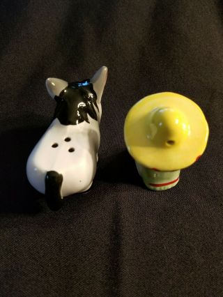 VINTAGE MEXICAN BOY ON A DONKEY SALT AND PEPPER SHAKERS JAPAN 5