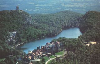 Vintage Postcard 1968 Lake Mohonk Mountain House Resort Hotel Near Newpaltz Ny