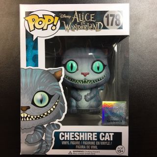 Funko Pop Disney Alice In Wonderland Cheshire Cat Glows In The Dark Exclusive