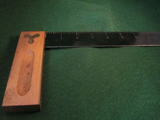 Vintage Stanley No.  20 8 Inch Tri - Square Carpenter Wood Worker Tool