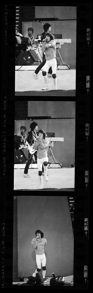 35mm Negative,  Mick Jagger,  Rolling Stones,  Copyright,  (002)