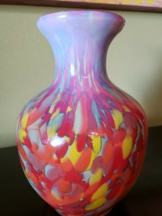 Fenton Vase,  Signed And Numbered