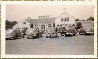 1940s Women Group At Hyannis Cape Cod Massachusetts The Beacon Restaurant Photo