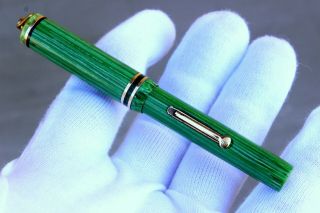 ECLIPSE - Fountain Pen - JADE GREEN CELLULOID - 14K GOLD NIB - From 20 ' s 3