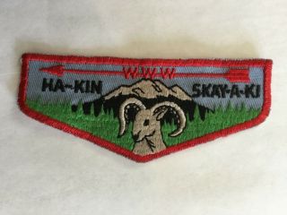 Ha - Kin - Skay - A - Ki Lodge 387 F - 1 Twill Pocket Flap