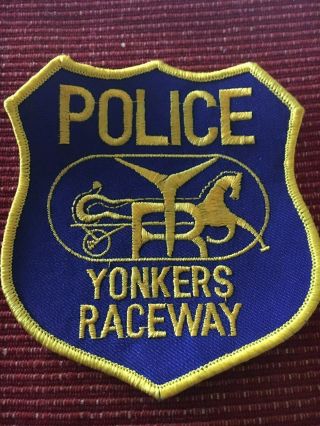 City Of Yonkers,  Ny Raceway Police Patch York State Old Style