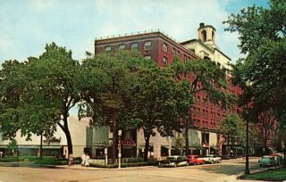 Orrington Hotel Northwestern University Campus Evanston Vintage Postcard