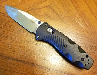 Benchmade 585 Mini Barrage 154cm Osborne Assisted Black Folding Pocket Knife