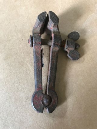 Vintage Hand Vise Clamps.  1 - 1/4”jaws Blacksmith