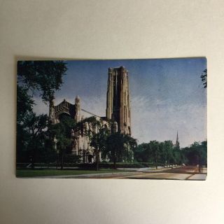 Rockefeller Memorial Capel Of The University Of Chicago Unposted Postcard