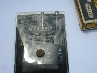 VINTAGE GENERAL TOOL NO.  S - 97 SMALL HOLE GAGE SET 2