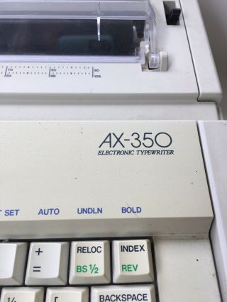 Brother AX - 350 Electronic Typewriter Electric Local Pickup Avail 3