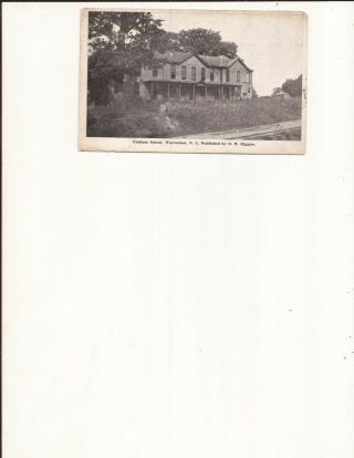 Warrenton,  Warren Co. ,  N.  C.  1900s Graham School View
