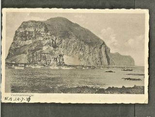 Reo 1936 Postcard,  Vestmannaeyjar,  Iceland