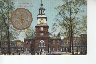 225th Anniversary Founders Week Label On Independence Hall Pc Philadelphia Pa