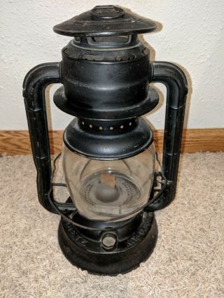 Antique Lantern Dietz D - Lite Vintage Primitive No 2,  Kerosene Oil Lamp Ny,  Usa