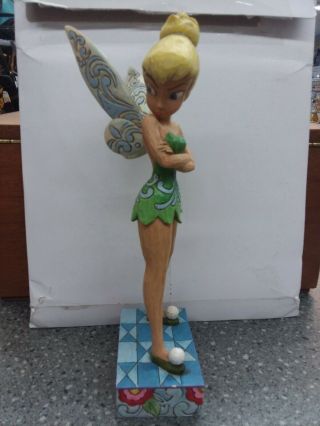 Jim Shore Disney Traditions By Enesco Pouty Pixie Tinker Bell 12 " Figurine