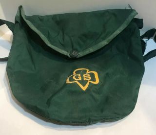 Vintage Girl Scout Mess Kit With Green Bag Incomplete 2
