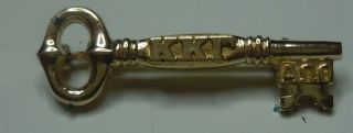 10k Gold - Kappa Kappa Gamma Sorority Key Pledge Pin