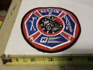 Fdny York City Fire Department Patch Rescue 2 Bulldog