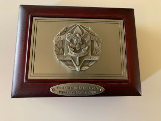 Boy Scout Chief Scout Executive Winners Circle 2000 Award Box