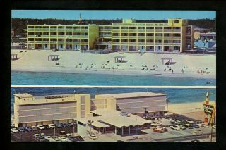 Holiday Inn Motel Hotel Postcard Florida Fl Panama City Beach Gulf Of Mexico