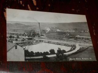 Altoona Pa - 1907 - 1915 Era Postcard - Juniata Shops - Railroad