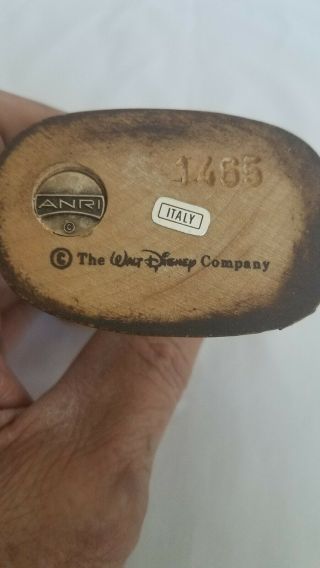 ANRI Walt Disney PINOCCHIO Holding a Bird Limited Edition Wood Carved Figurine 5