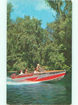 1957 Carter Craft Speedboat Motorboat Silver Springs - Near Ocala Fl Af4628