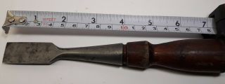 Vintage Stanley Wood Socket Chisel 3/4 ",  With Wooden Handle.  Made In U.  S.  A.