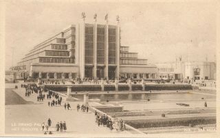 1935 Exposition De Bruxelles Le Grand Palais Grand Palace
