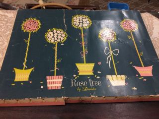 Vintage Towels Box Set Dundee Rose Treemid Century 1 Bath,  Face,  And Guest Towel