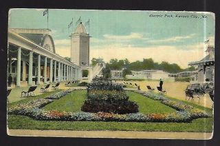Vintage Postcard Electric Park Kansas City Missouri