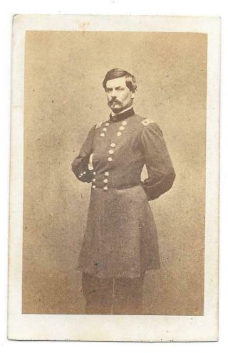 Cdv: Union General George B.  Mcclellan - - - Civil War