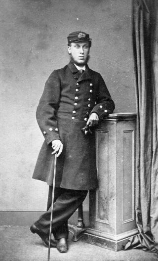 Gentleman In Uniform By J.  F.  Trull Of Falmouth C.  1865