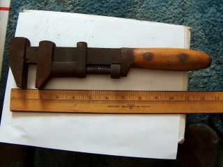 Rare Antique Adjustable Monkey Wrench • Vintage P S & W Co.  Tool