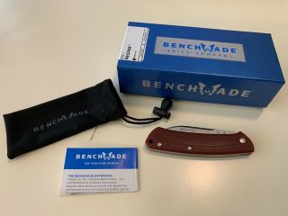 Benchmade Proper 319 - 1 Knife Sheepsfoot Red Contoured G10 Handle 305/1000