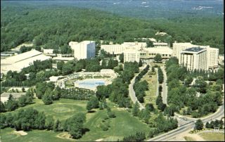 Concord Resort Hotel Kiamesha Lake York Aerial View 1970s