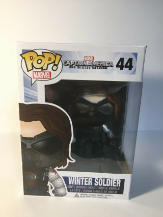 Winter Soldier Masked Funko Pop Vinyl 44 From Captain America Vaulted And Rare