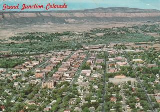 Colorado Postcard - " Air View Of Grand Junction,  Colorado " (u2 - 64)