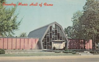 Tennessee Postcard - " The Country Music Hall Of Fame & Museum " /nashville/