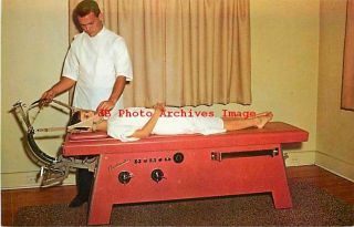 Advertising Postcard,  Hill Laboratories Anatomotor Table Promo,  Malvern Pa