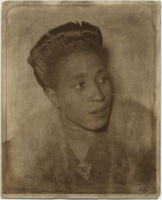 Extraordinary Large Portrait Oversize Photobooth? African American Woman Painted