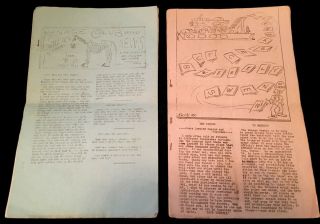 7 Vintage 1941 COLE BROS CIRCUS Private Newsletters,  CARTOONS by EMMETT KELLY 3