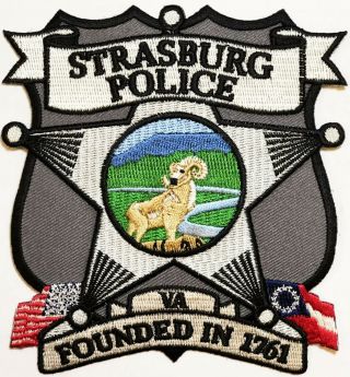 Virginia Strasburg Police Patch